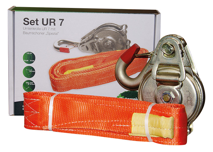 Umlenkrolle UR 7 mit Baumschoner